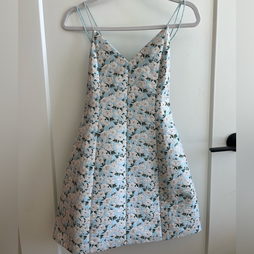 Alice + Olivia Structured Mini Dress - image 1